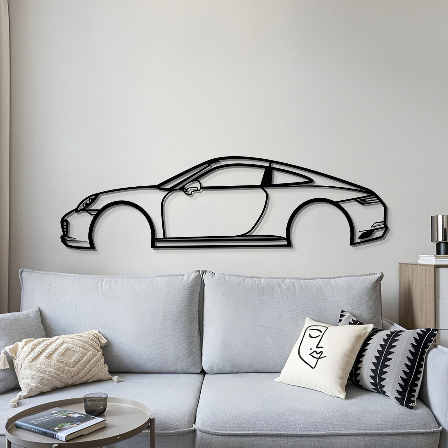 Carrera 911 Metal Car Wall Art - MT0577