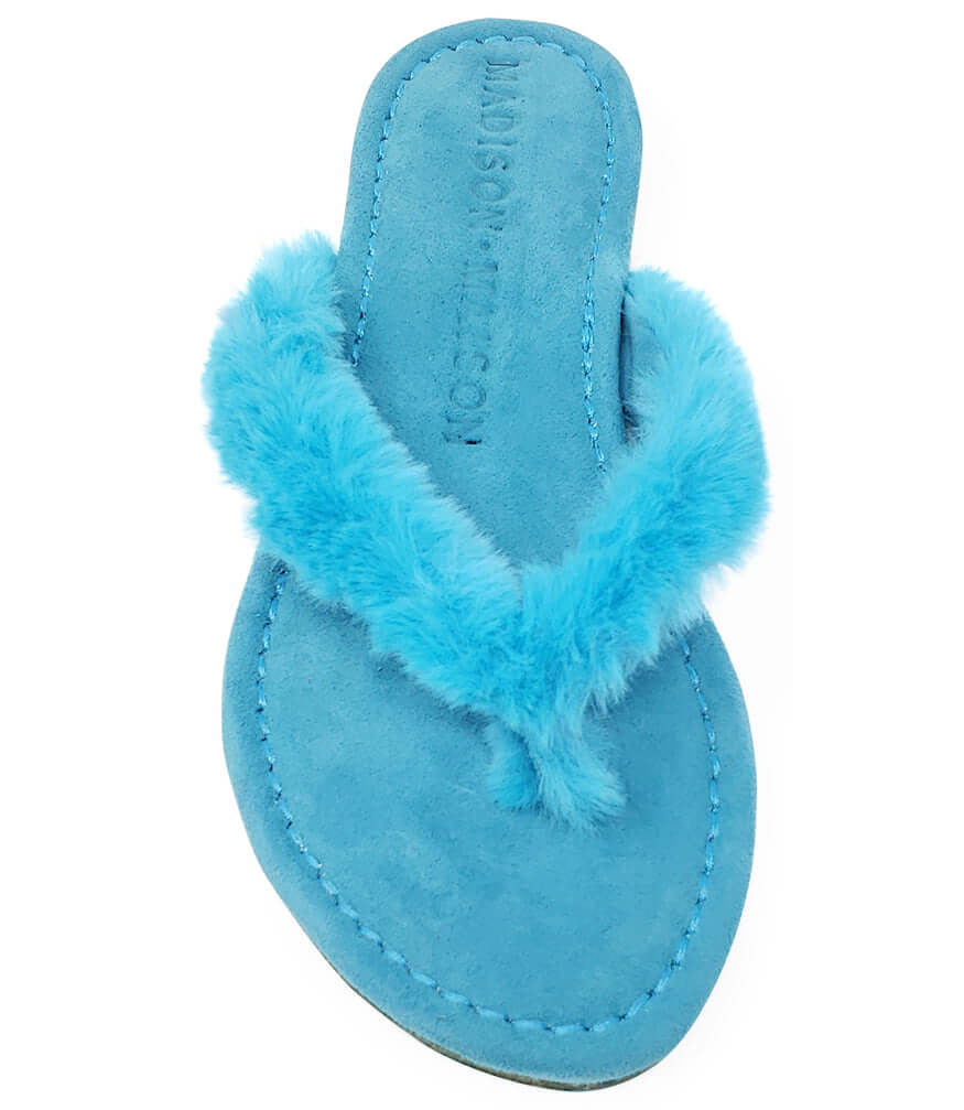 Turquoise Ivanka Thong Sandal