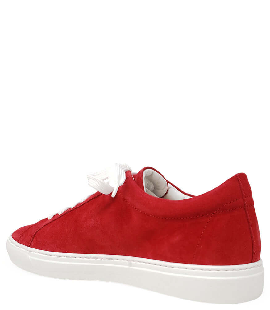 Red Suede Sirius Star Mens Sneaker