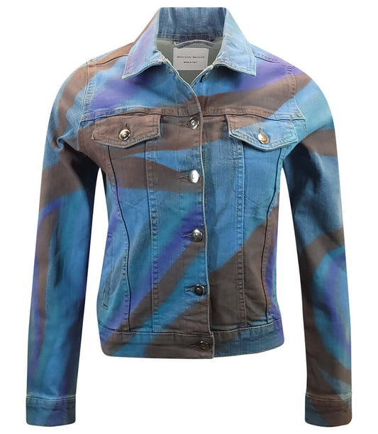 Light Blue Cotton Penelope Slim Jean Jacket