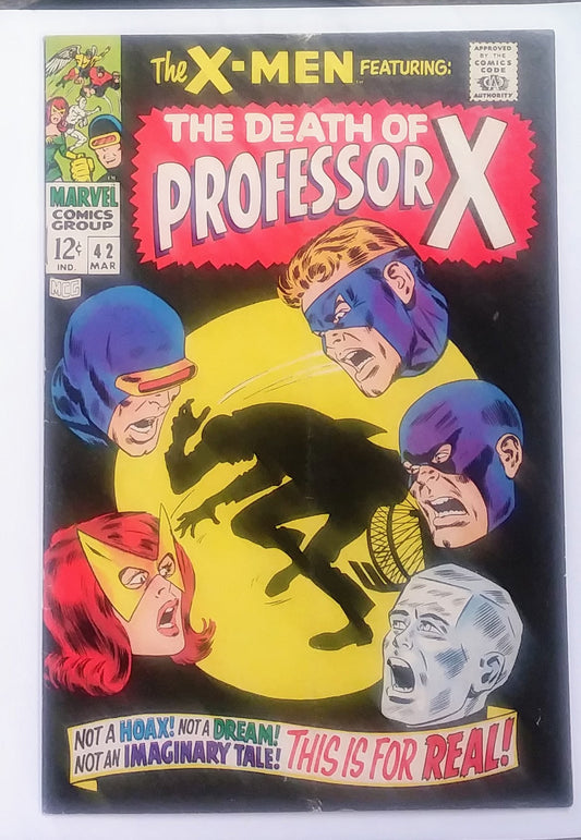 X-Men #042, Marvel Comics (March 1968, GD/VG)