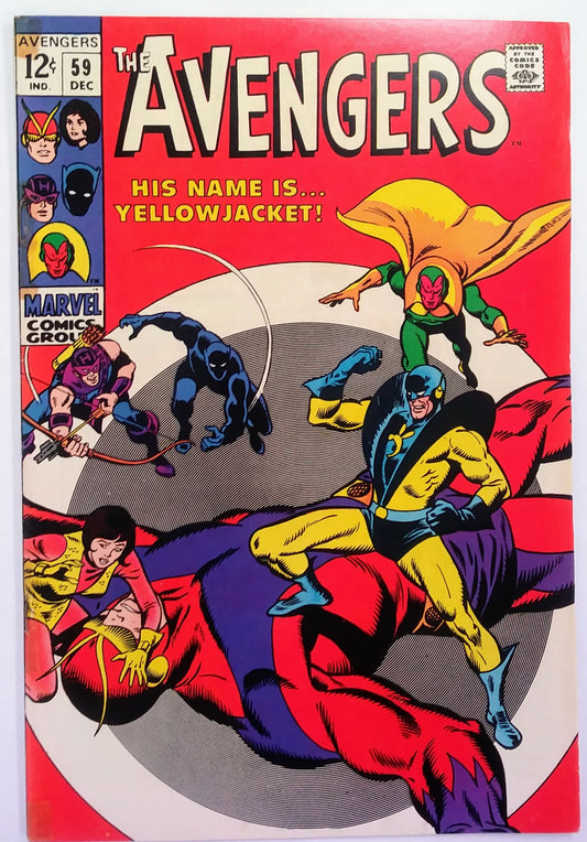 Avengers #059, Marvel Comics (December 1968, GD+)