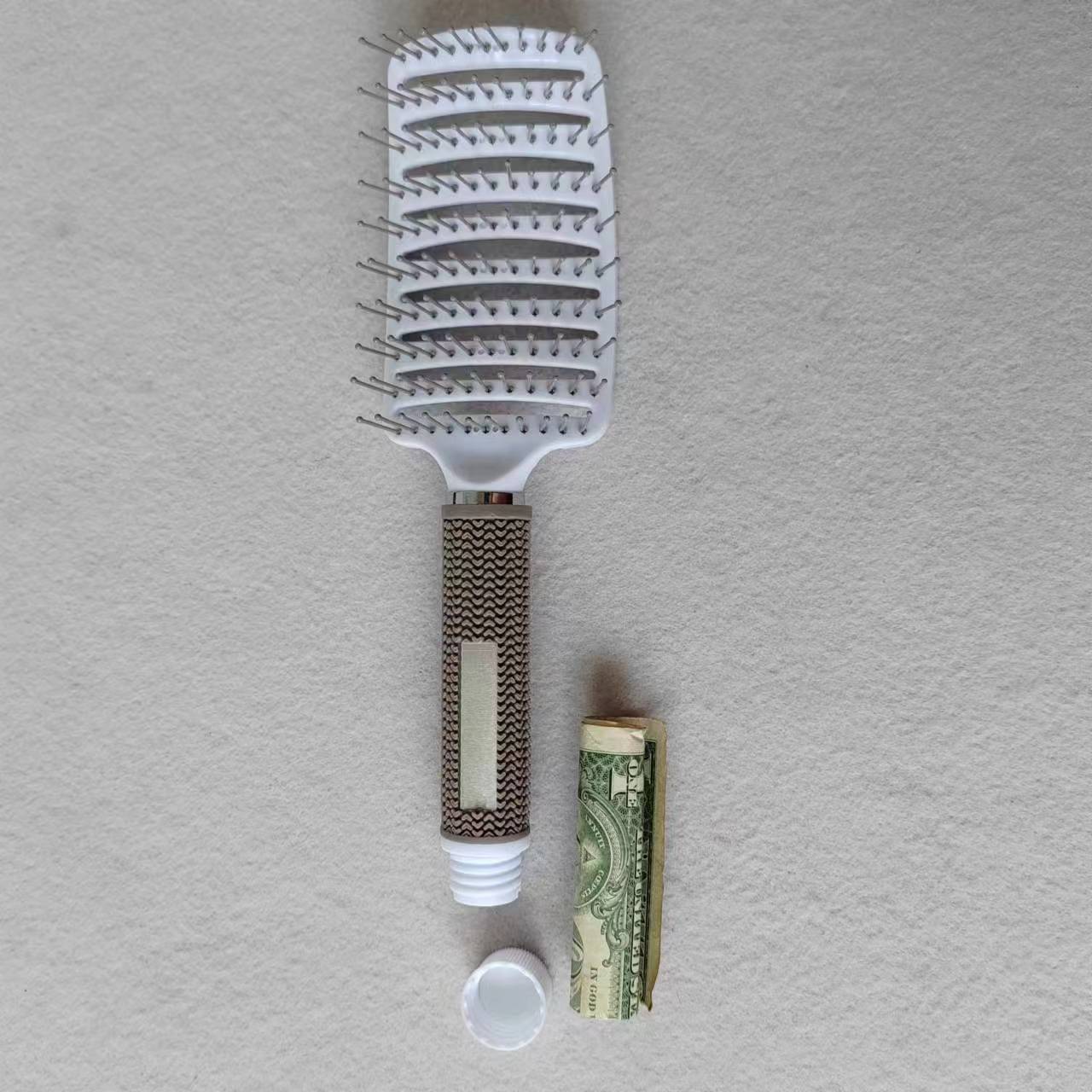 Hair Brush Diversion Safe - Discreet Stash Spot for Hiding Money & Valuables