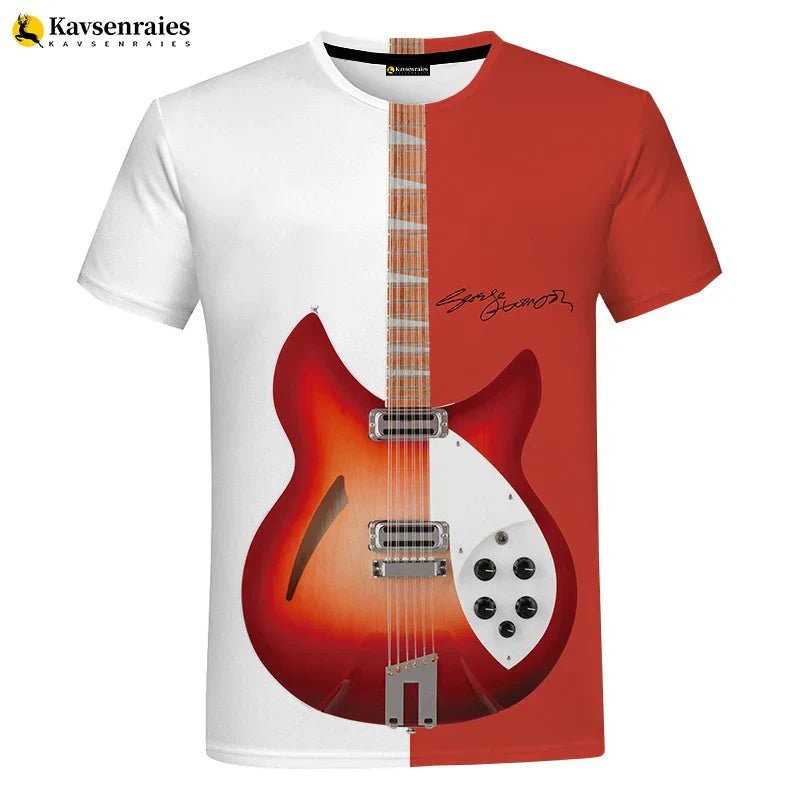 2024 EVH New Rock Music Guitar 3D TShirt Summer Men/Women T Shirt T-shirt Casual Van Halen Streetwear Men Clothes - Premium  from Lizard Vigilante - Just $18.19! Shop now at Lizard Vigilante