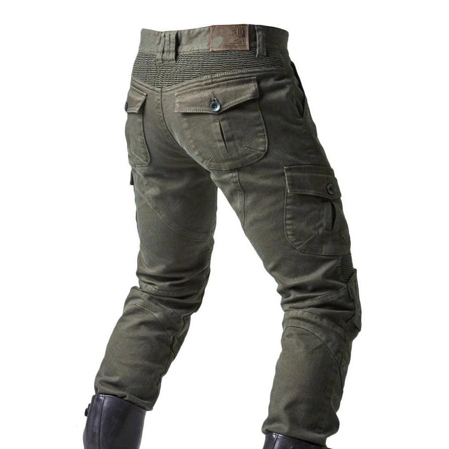 2024 New Motorcycle Black Mens Jeans Upgrade Extension Protector Detachable Racing Road Rider Four Seasons Casual Fashion Pants - Lizard Vigilante