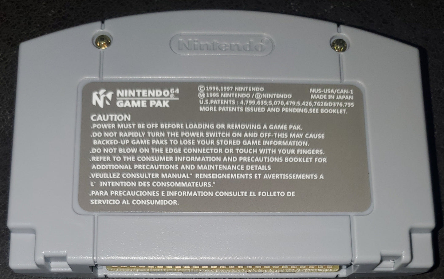 Doom 64 Nintendo 64 N64 Video Game Cartridge