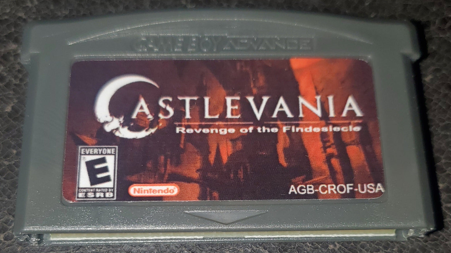 Castlevania Revenge of the Findeslecle GBA Video Game Boy Advance