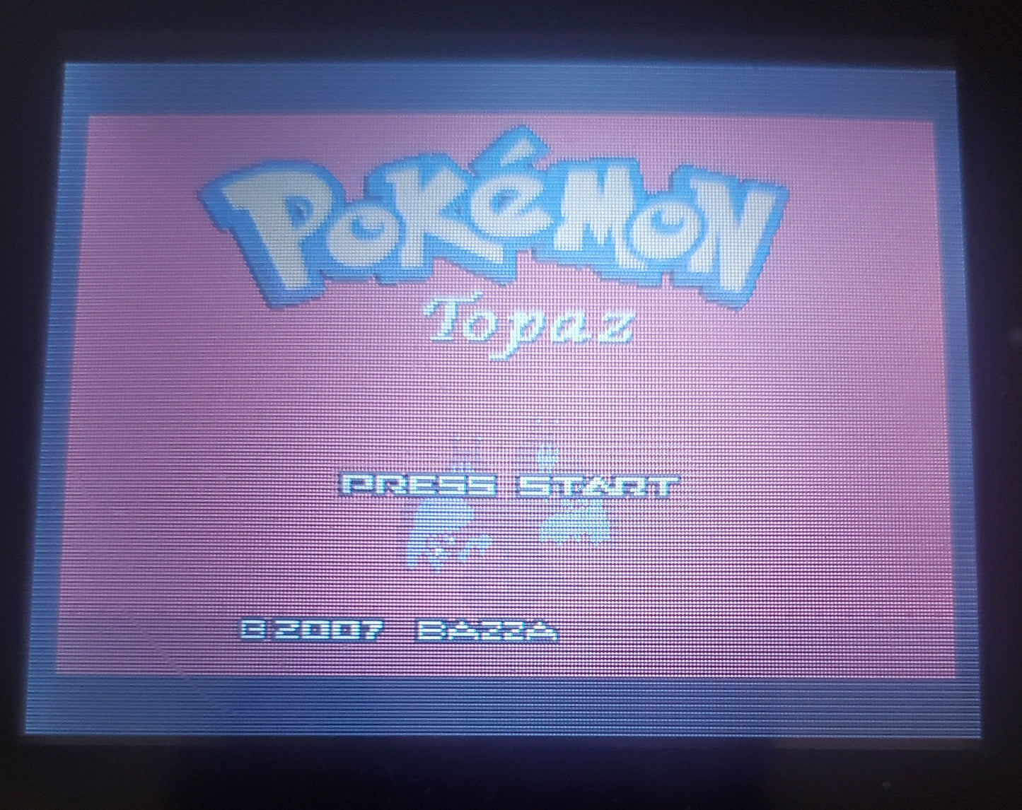 Pokemon Topaz GBA ROM Hack Video Game Custom Gameboy Advance