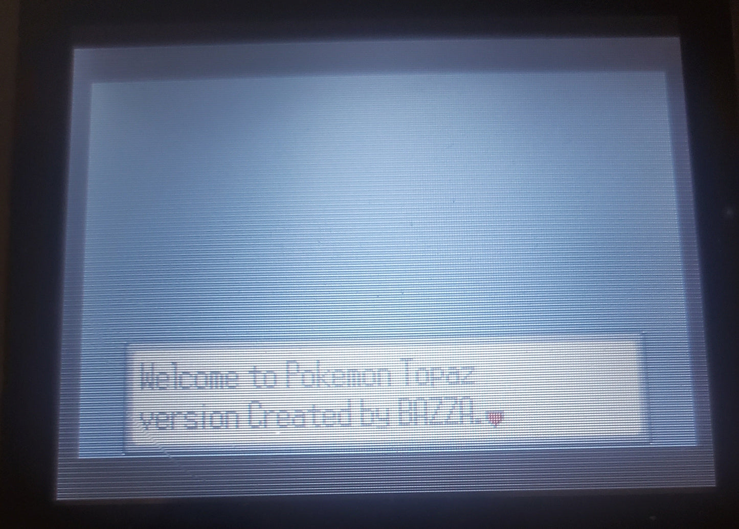 Pokemon Topaz GBA ROM Hack Video Game Custom Gameboy Advance