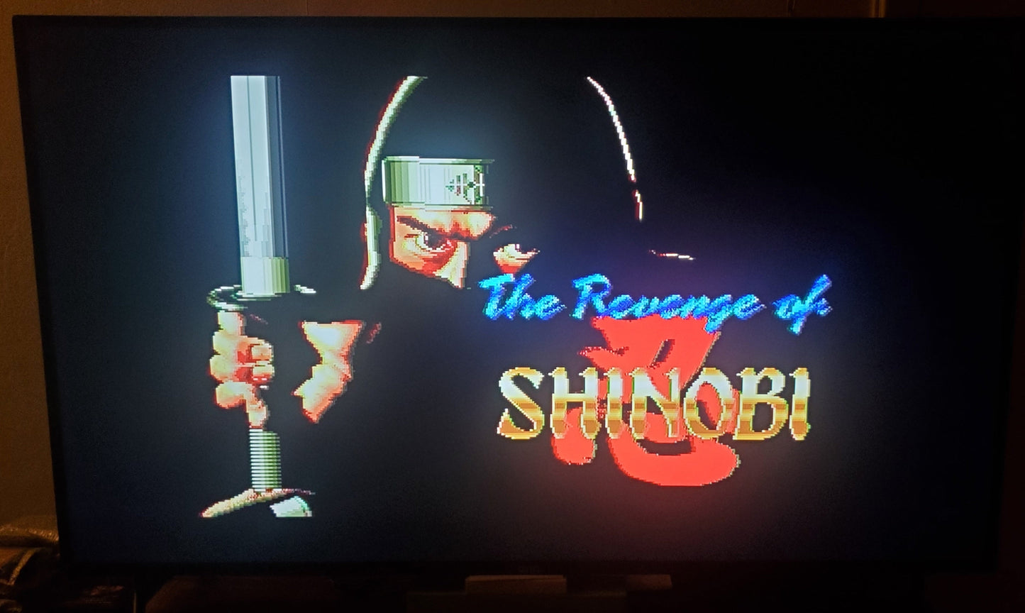 The Revenge of Shinobi Sega Genesis Mega Drive Video Game Cartridge