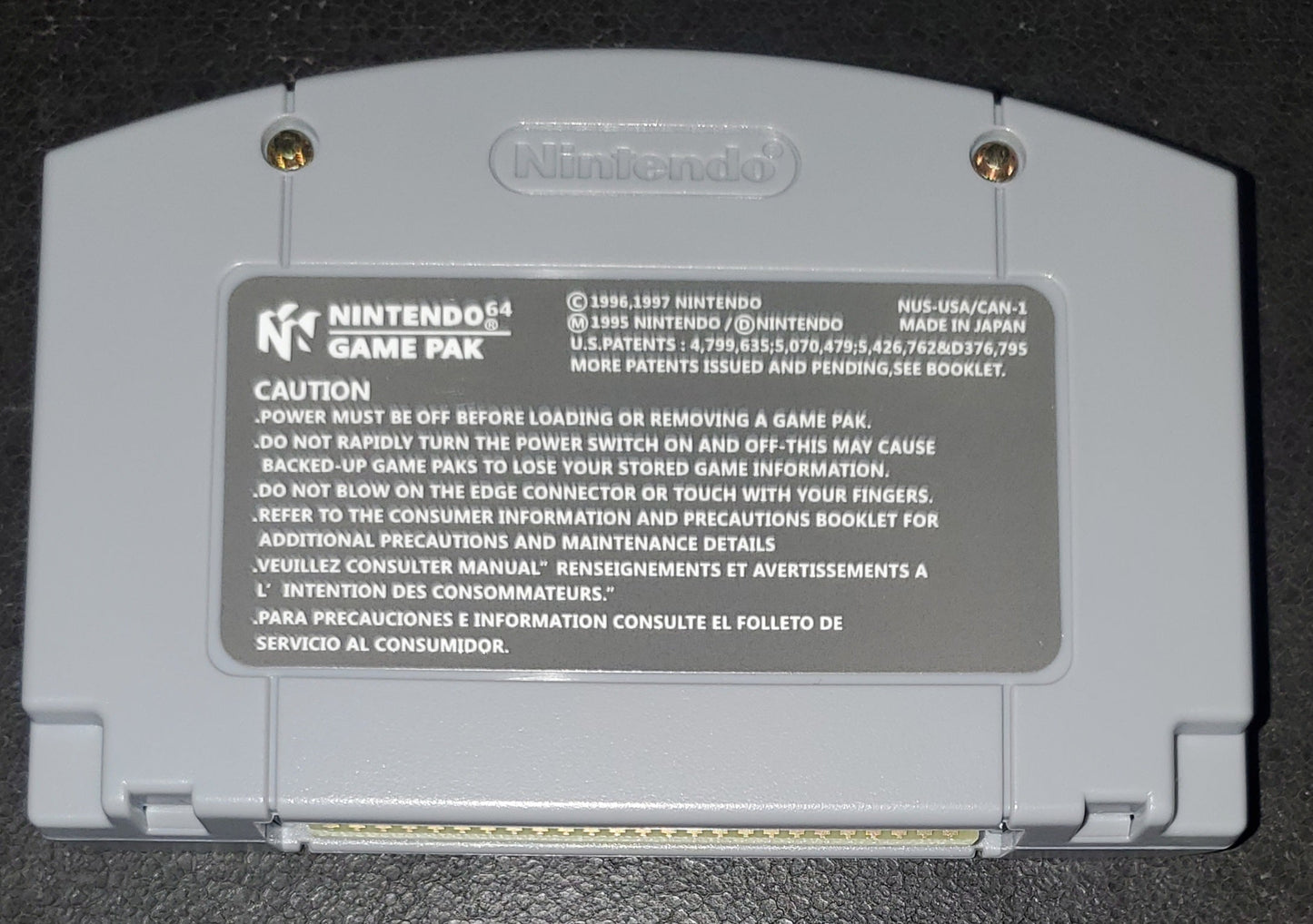 Mario Kart 64 N64 Nintendo 64 Video Game Cartridge