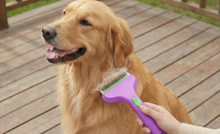 Dr. Milou Easy-Clean Grooming Brush
