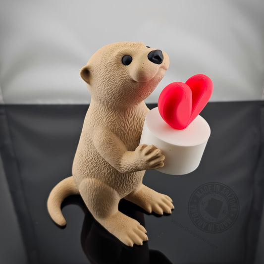 Otterly in Love LED Figurine
