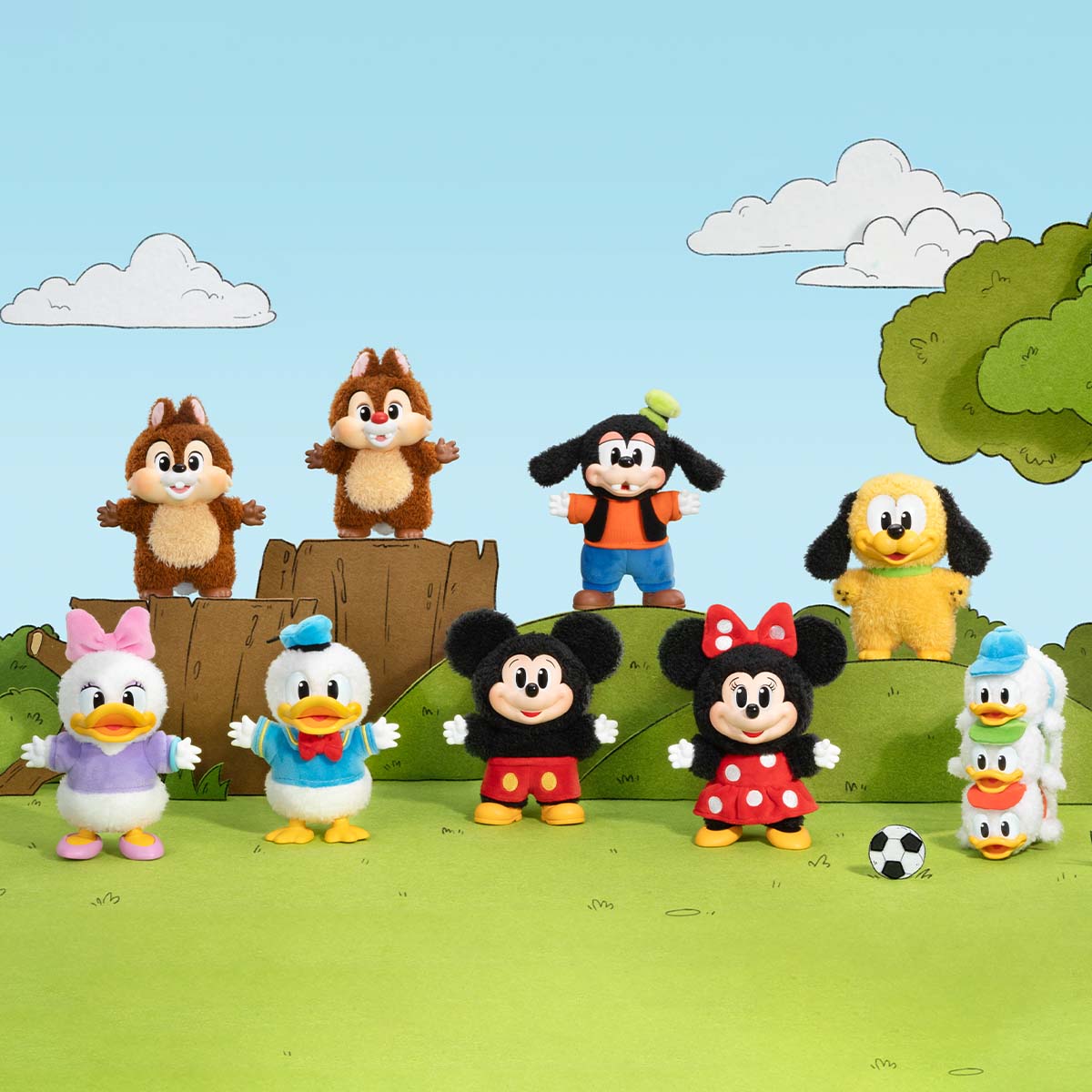 Mickey Family Chaos Crew Keychain Series – In Stock Riot Edition