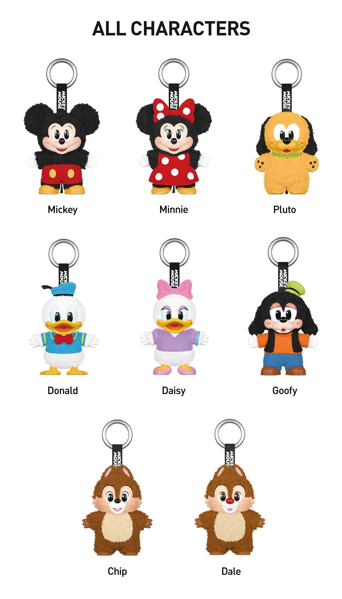 Mickey Family Chaos Crew Keychain Series – In Stock Riot Edition