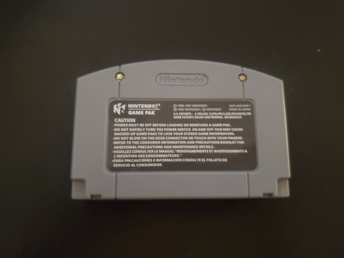 Pokemon Stadium 1 N64 Nintendo 64 Video Game Cartridge 1999