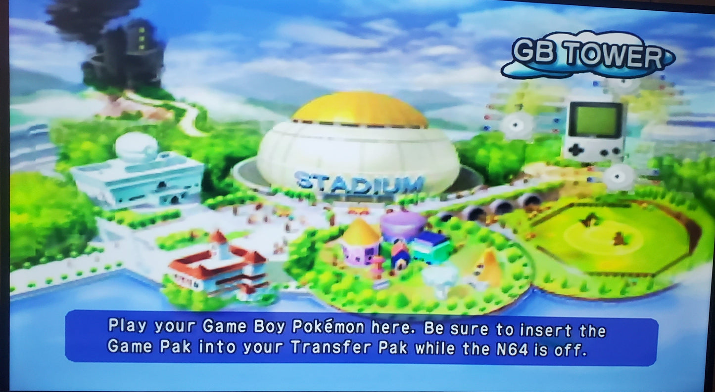 Pokemon Stadium 1 N64 Nintendo 64 Video Game Cartridge 1999