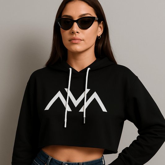 UA Stylish Women's Cropped Hooded Sweatshirt
