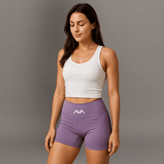 AE Yoga Performance Shorts for Women - Light Purple