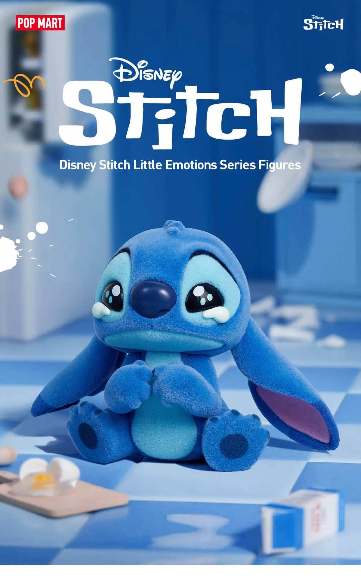 Stitch Little Emotions Riot Edition Keychain Series – POPMART In-Stock Chaos Drop