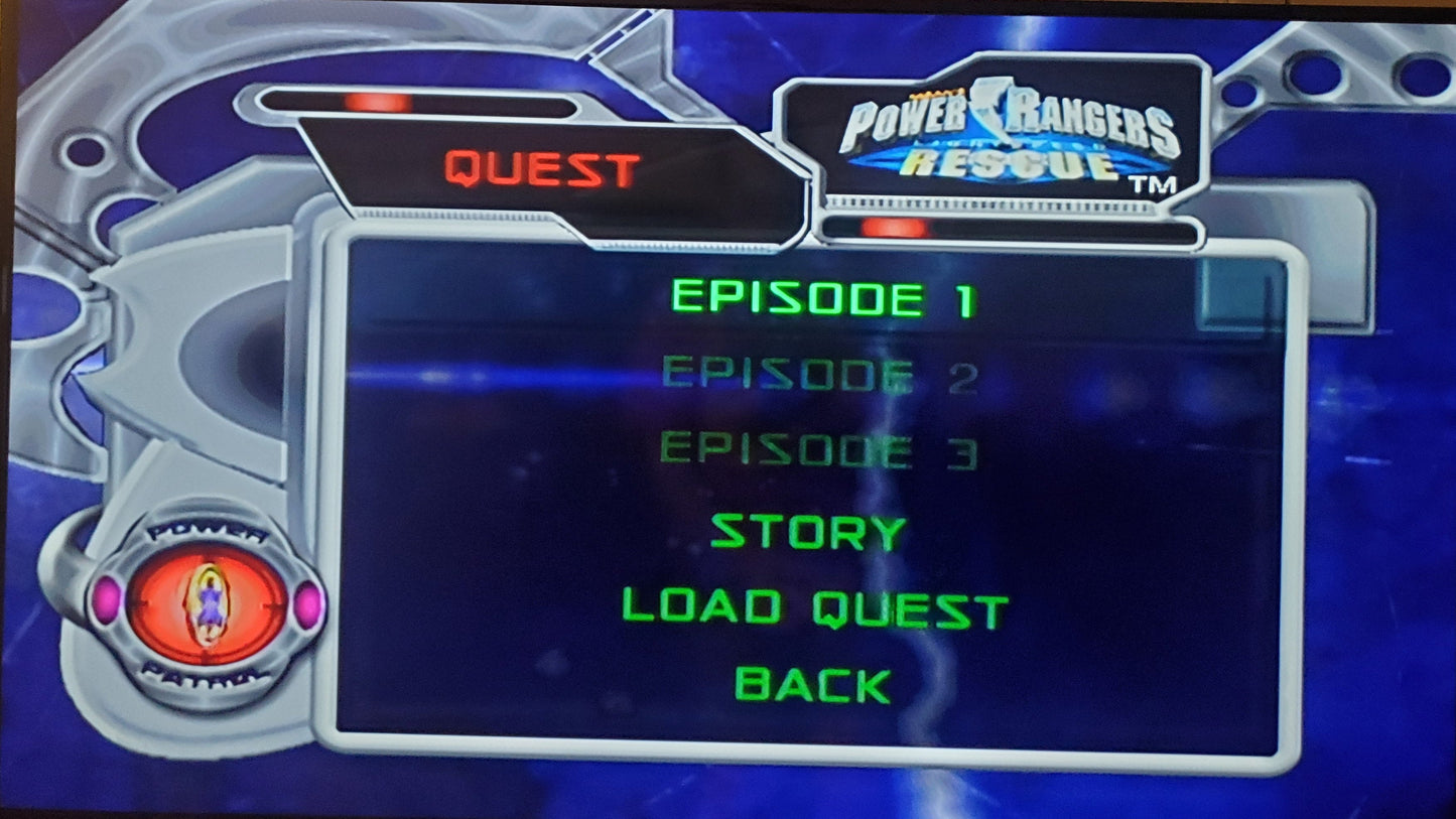 Power Rangers Lightspeed Rescue N64 Nintendo 64 Video Game Cartridge 2000