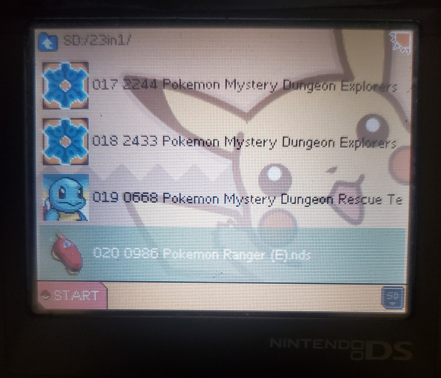 Pokemon 23 in 1 Nintendo DS Huge Collection Great Value Lot