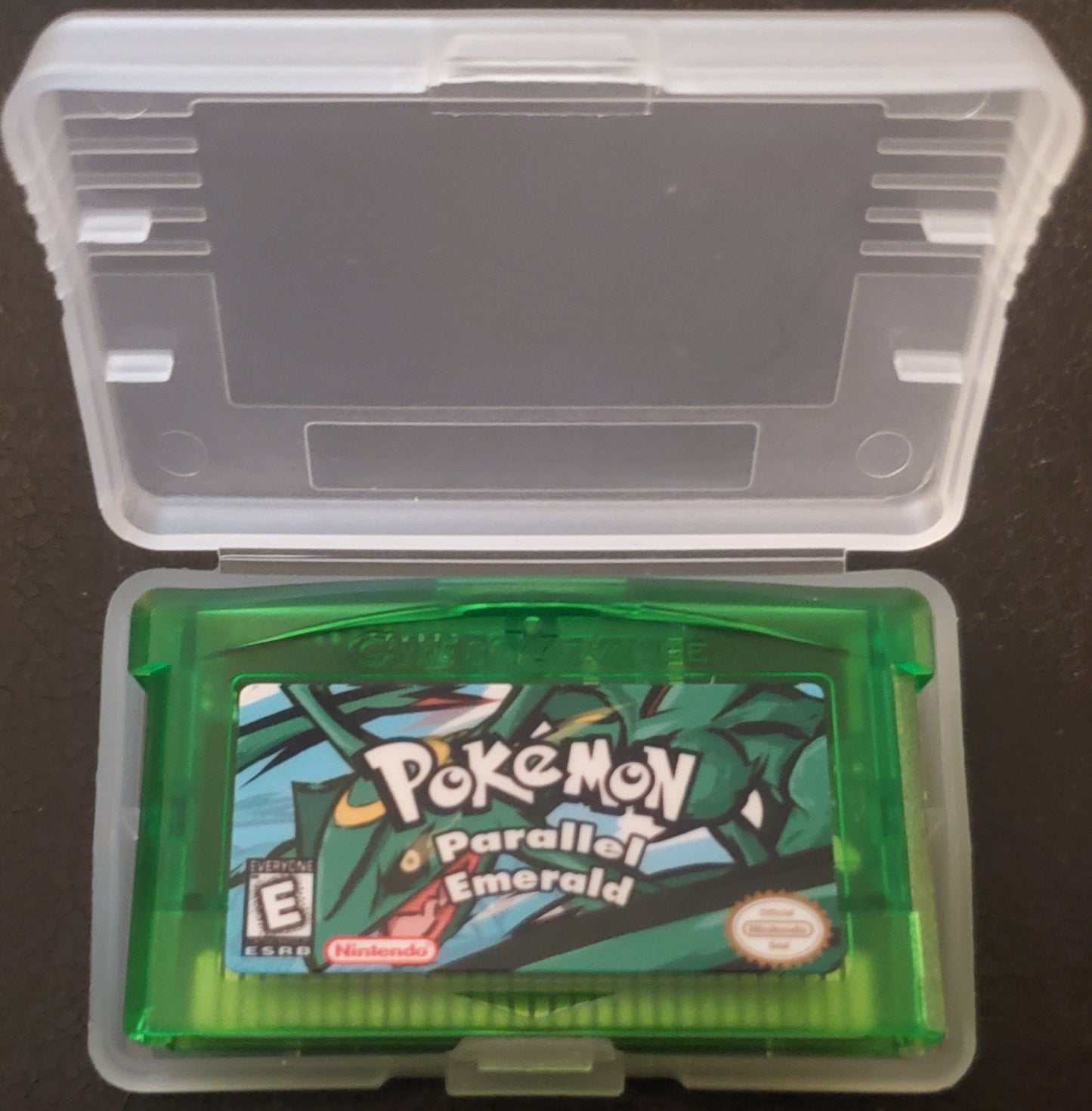 Pokemon Parallel Emerald GBA ROM Hack Video Game Boy Advance