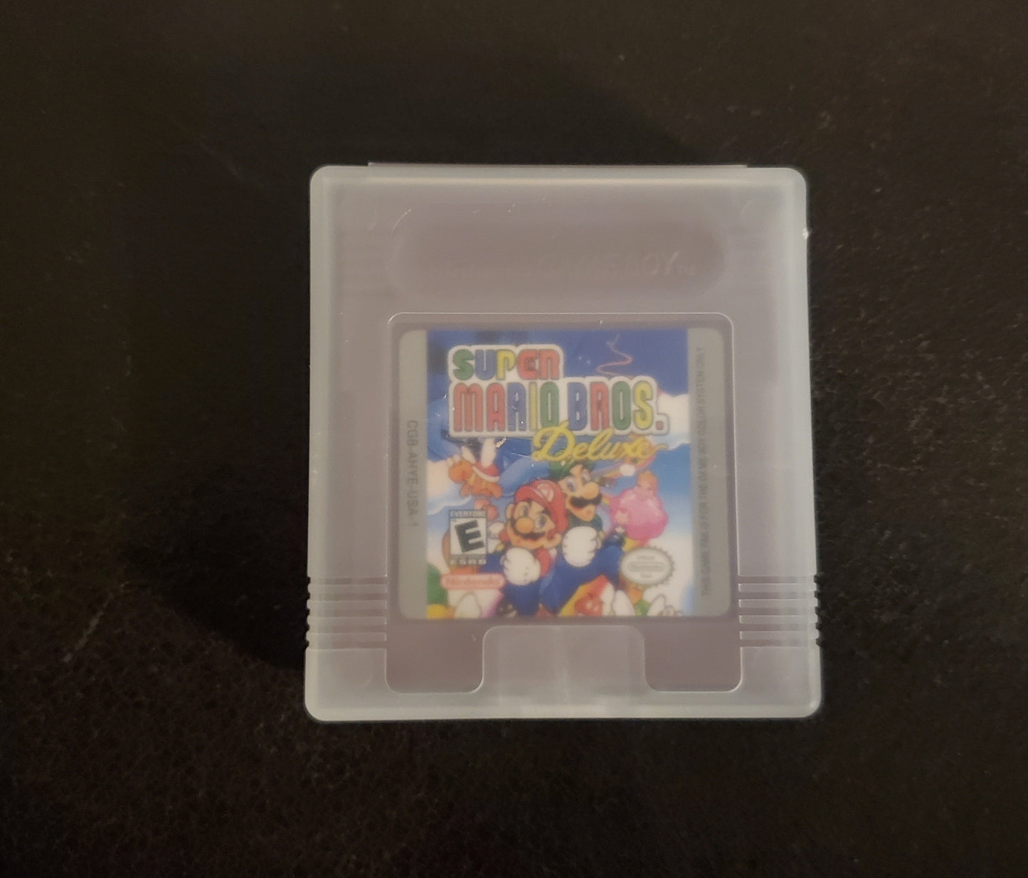 Super Mario Bros Deluxe GBC Video Game Catridge Gameboy Color