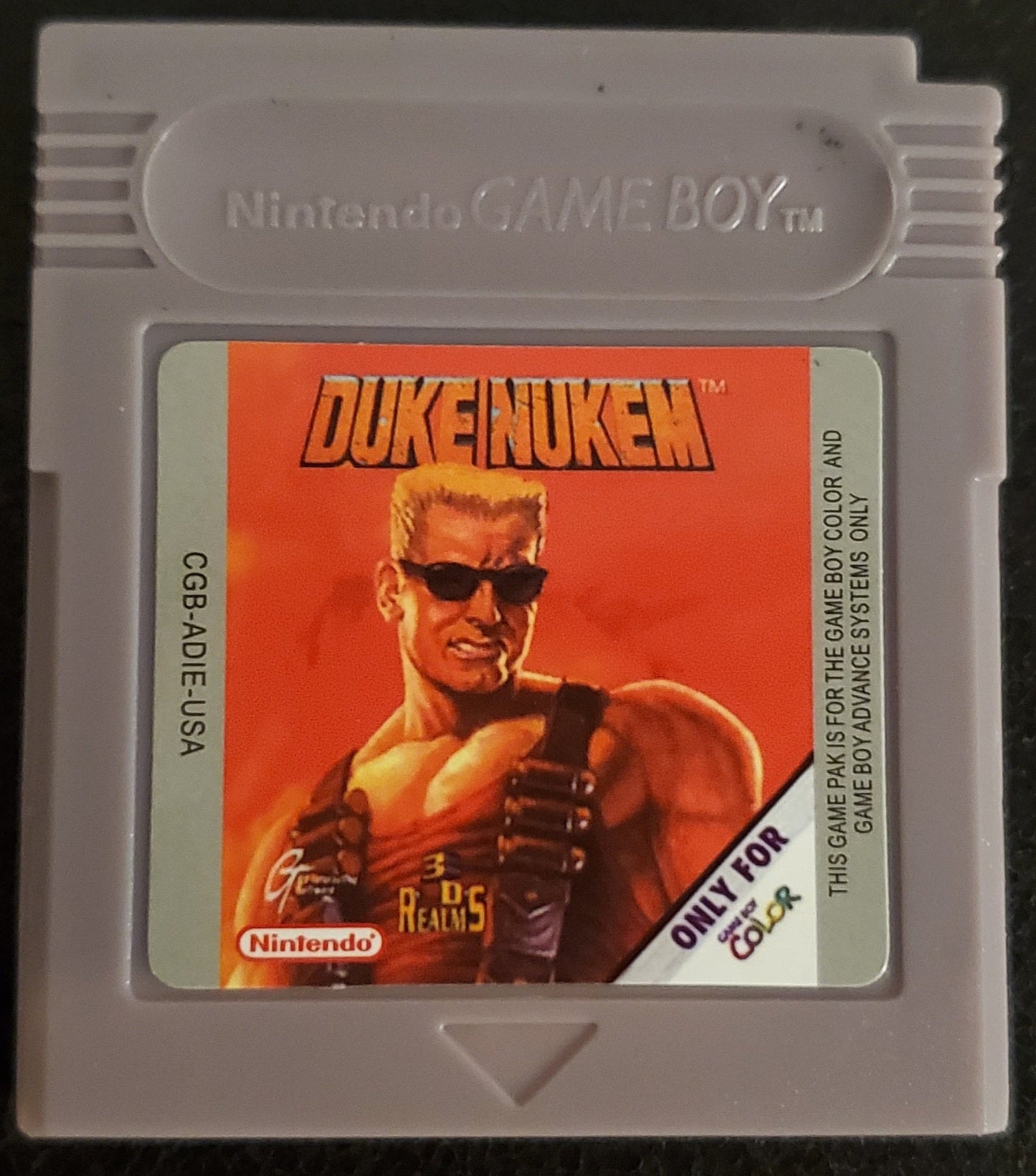 Duke Nukem GBC Video Game Boy Color