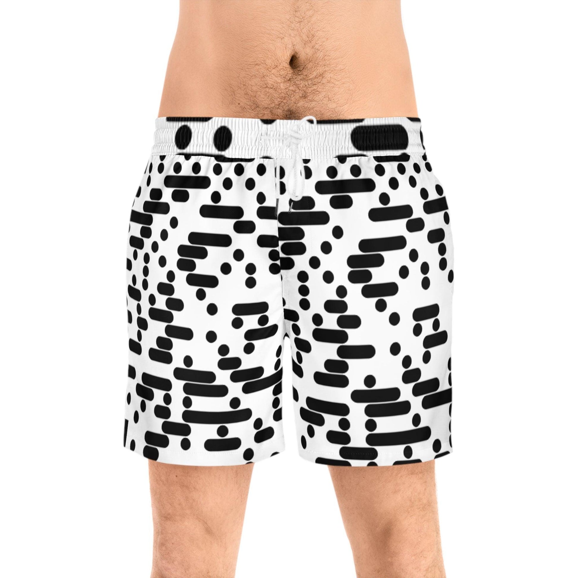 Decoded Men's Mid-Length Swim Shorts - Lizard Vigilante