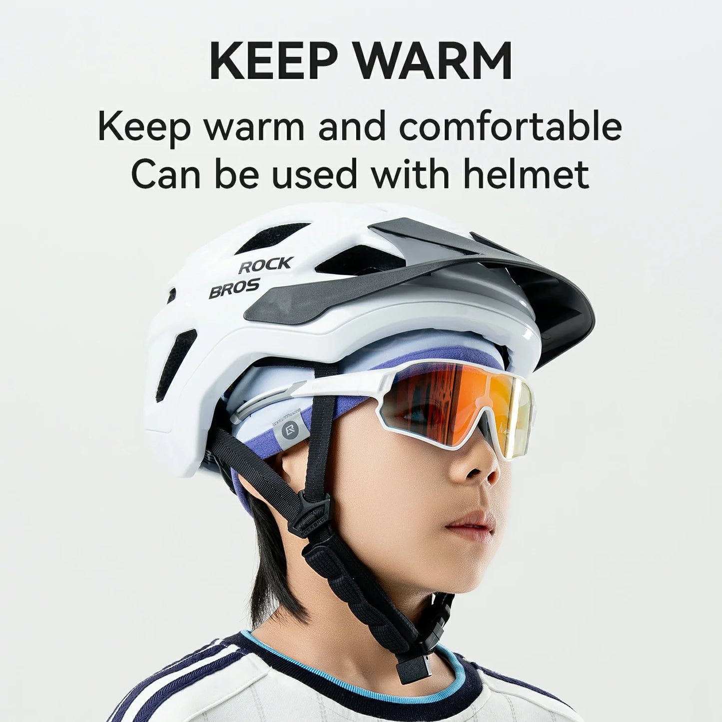 Kids Winter Fleece Beanie for Helmet Use