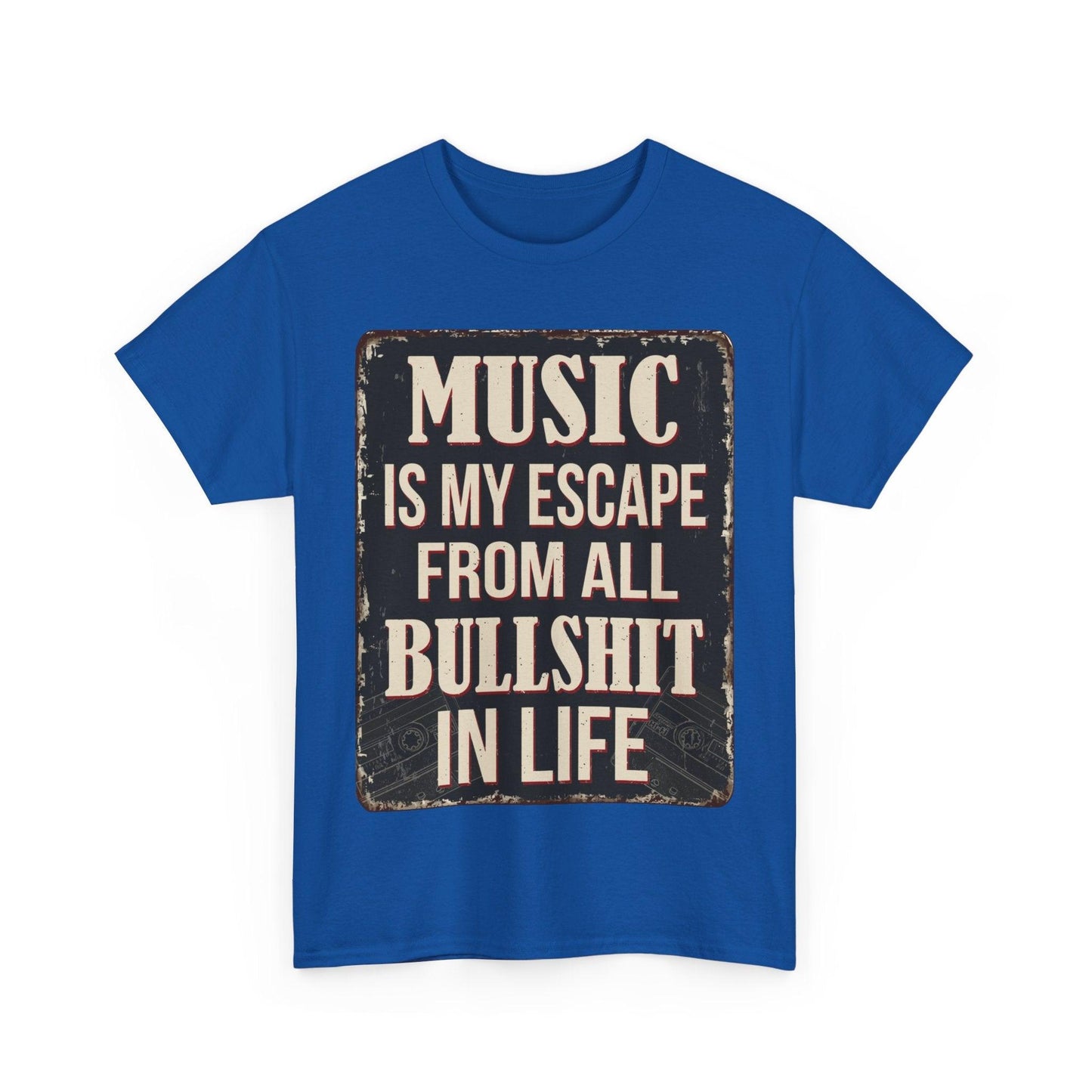 Music Escape Unisex Heavy Cotton Tee - Lizard Vigilante