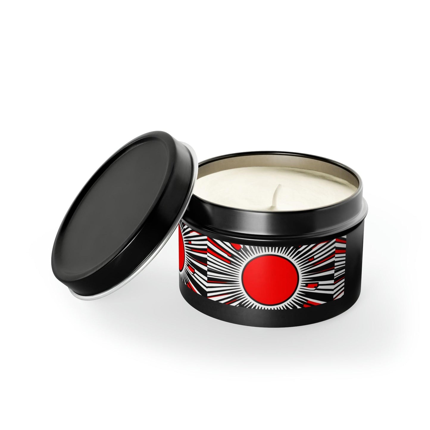 Red Circ Tin Candles - Lizard Vigilante