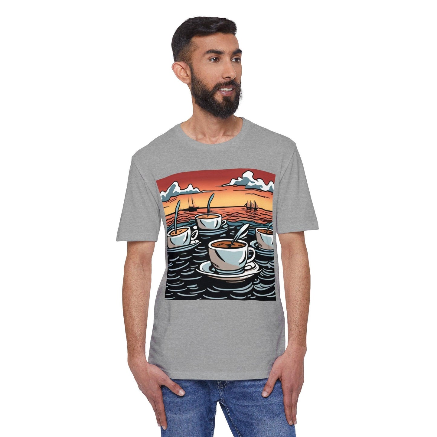 Coffee Boats Unisex District® Re-Tee® - Lizard Vigilante