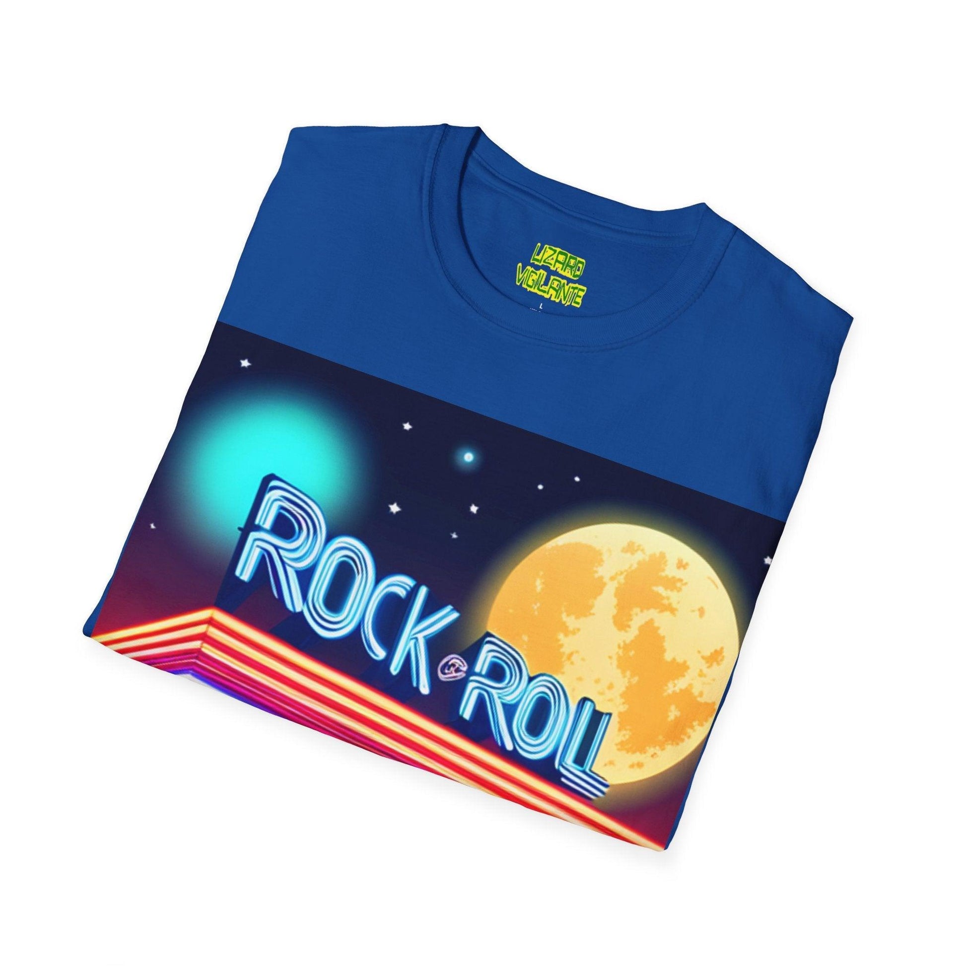 Rock*Roll Unisex Softstyle T-Shirt - Lizard Vigilante