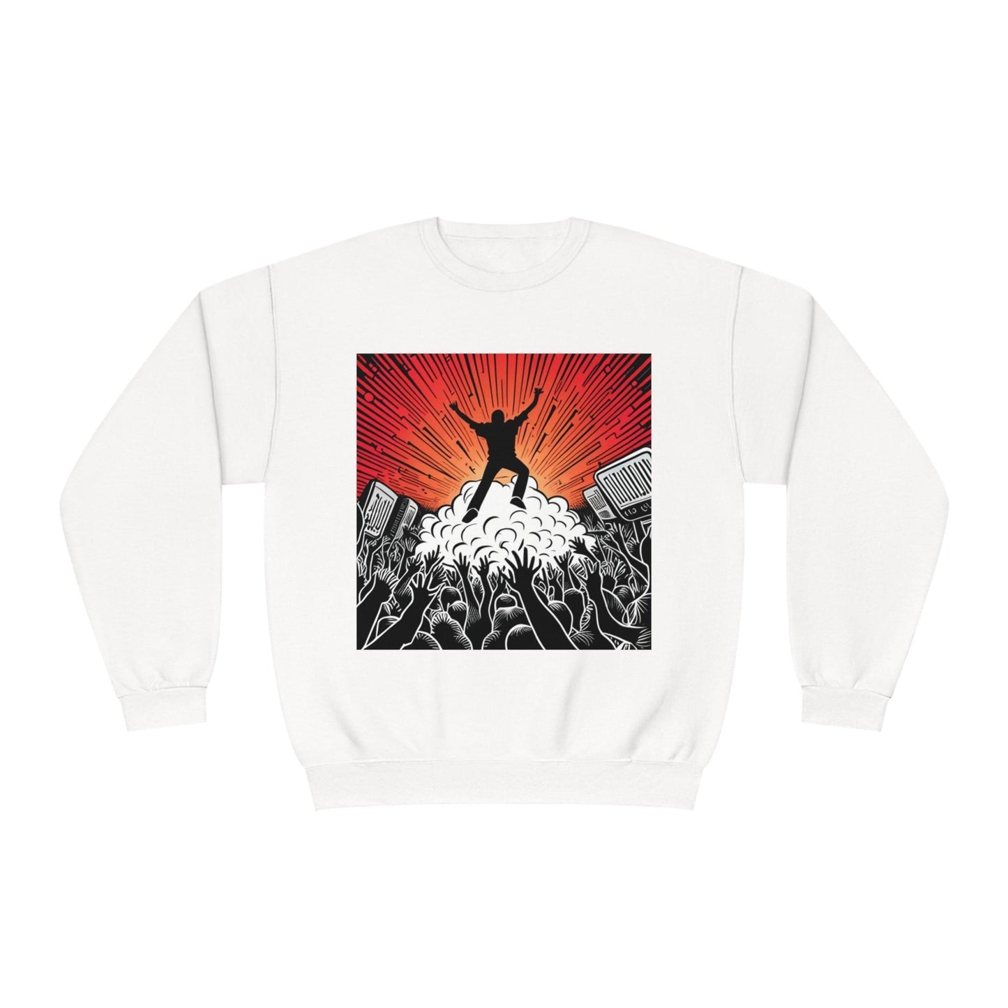 Metal Concert Unisex NuBlend® Crewneck Sweatshirt - Lizard Vigilante