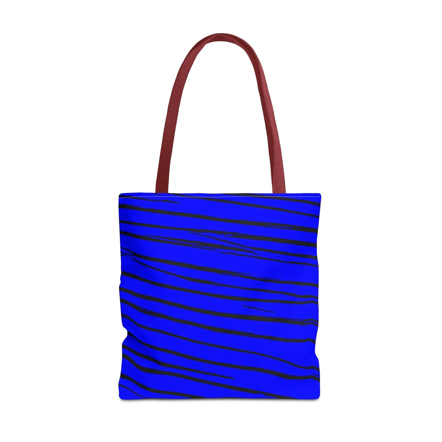 Black & Blue Strips Tote Bag - Lizard Vigilante