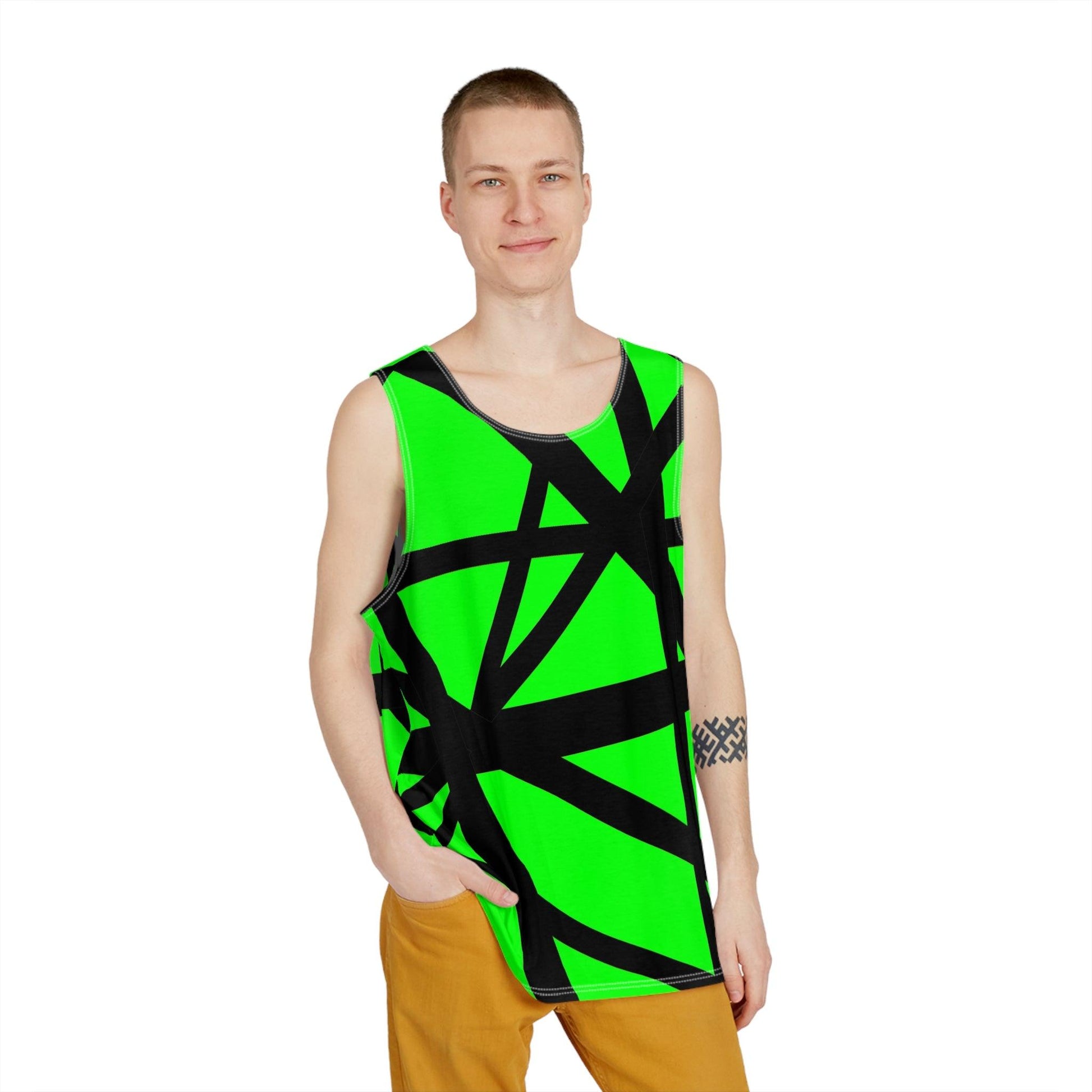 VH 3 Men's Super Soft Tank Top - Premium All Over Prints from Printify - Just $34.99! Shop now at Lizard Vigilante