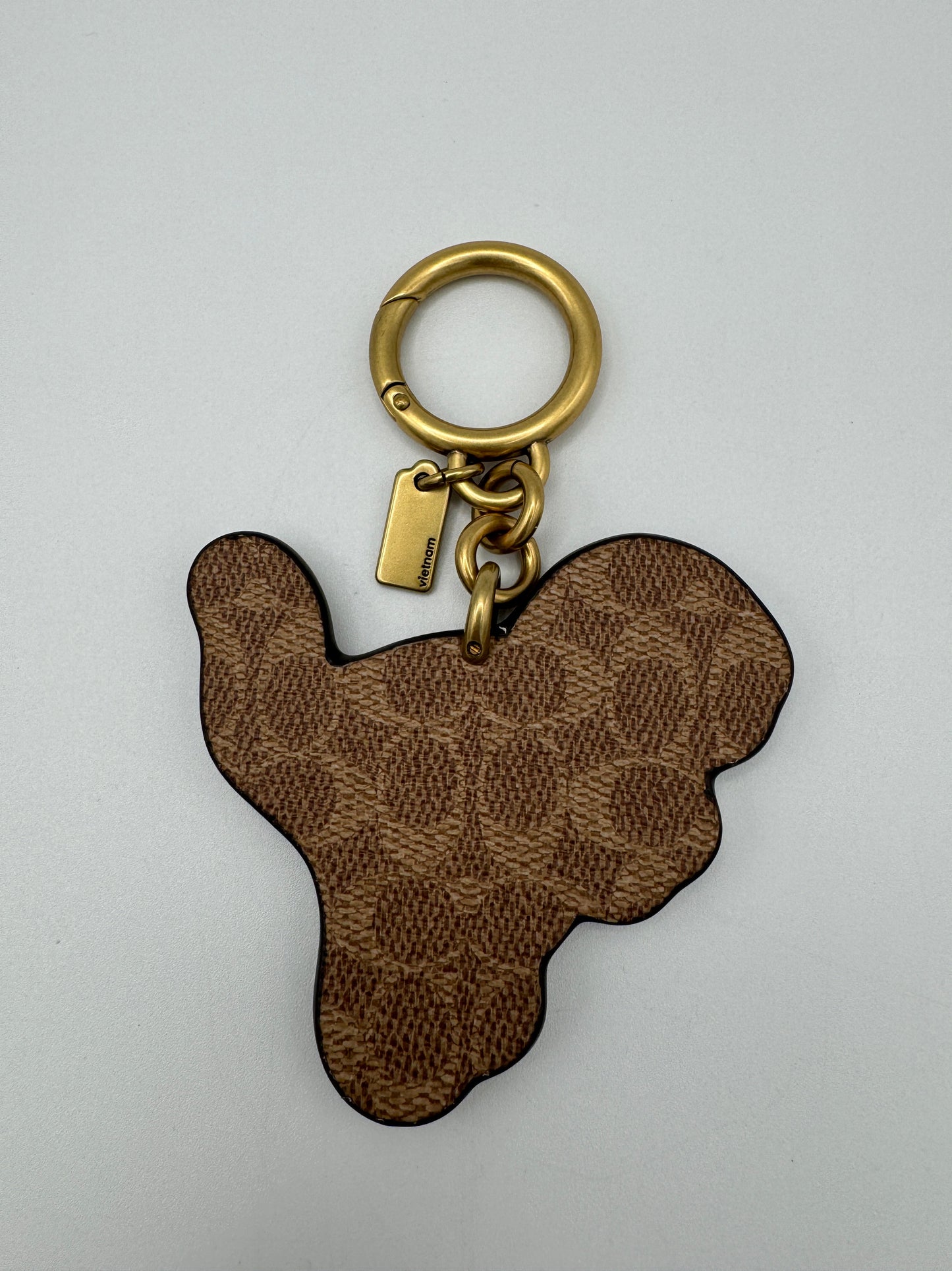 Coach Rexy Bag In Signature Canvas Imported With Keychain