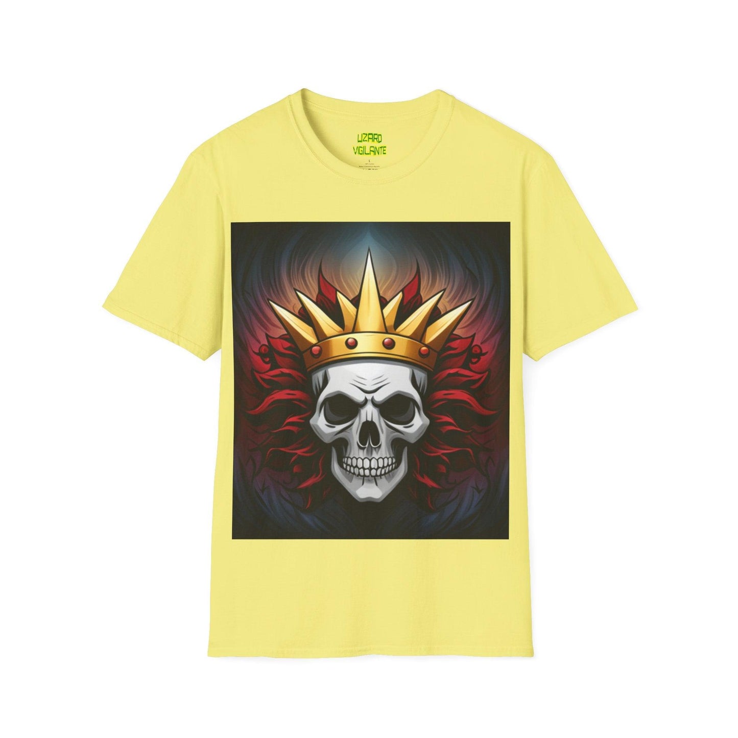 Skeleton King Unisex Softstyle T-Shirt - Lizard Vigilante