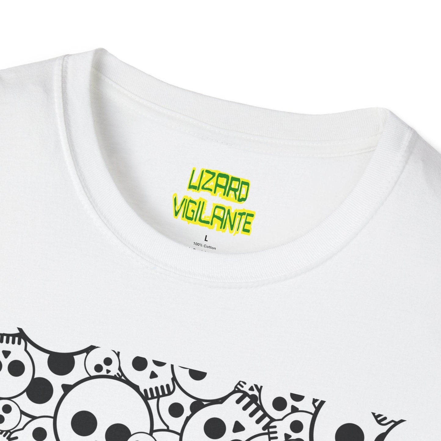 Skull Takeover Unisex Softstyle T-Shirt - Lizard Vigilante