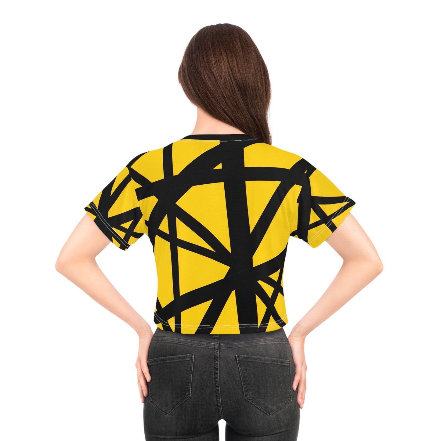 VH 2 Crop Tee - Premium All Over Prints from Printify - Just $44.64! Shop now at Lizard Vigilante