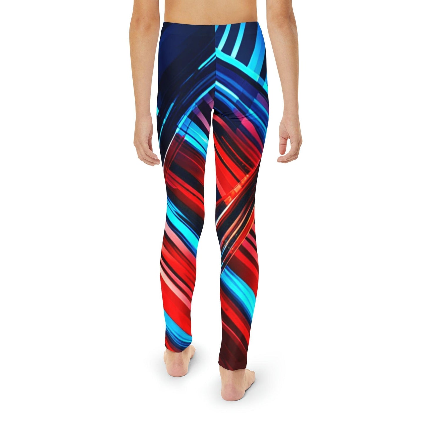 BlurRed Youth Full-Length Leggings - Lizard Vigilante