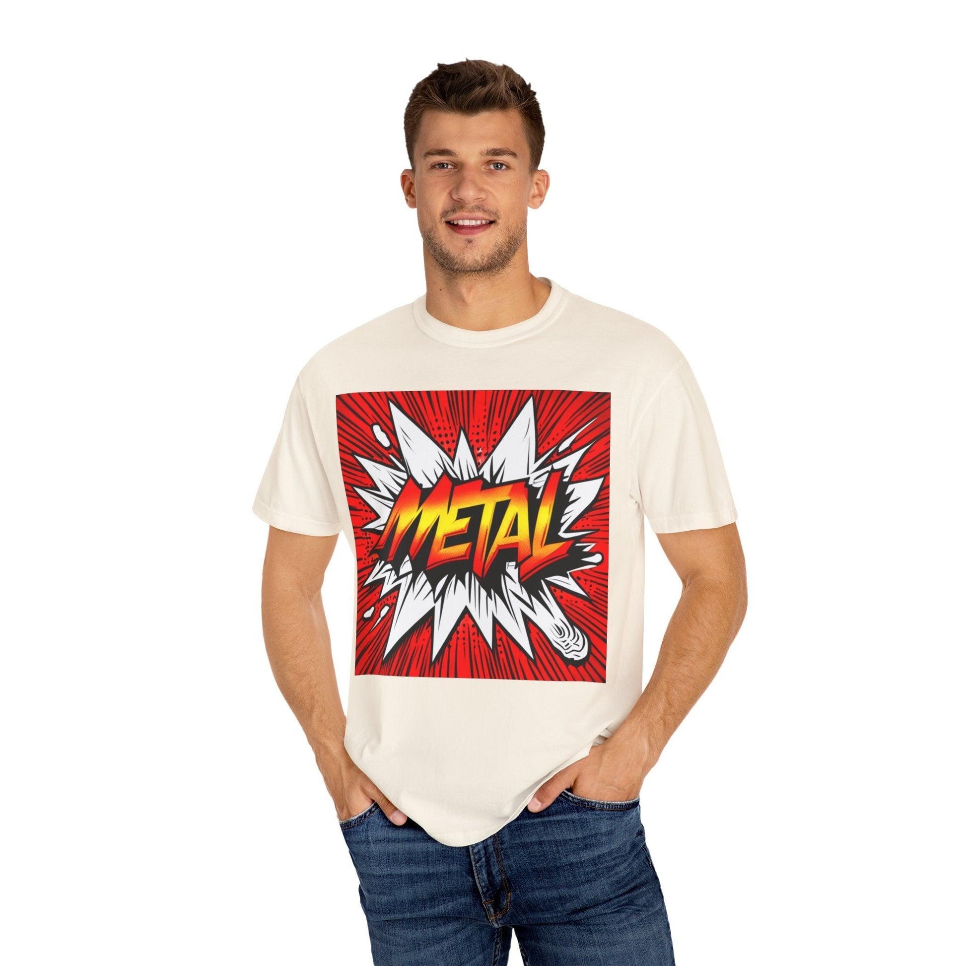 METAL KAPOW Unisex Garment-Dyed T-shirt - Lizard Vigilante