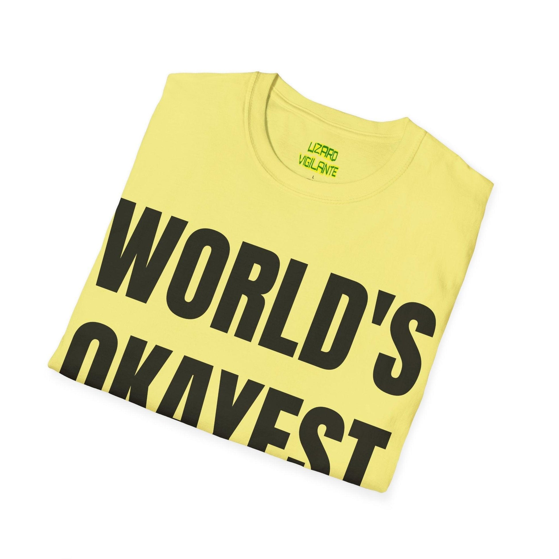 World's Okayest Boss Unisex Softstyle T-Shirt - Lizard Vigilante