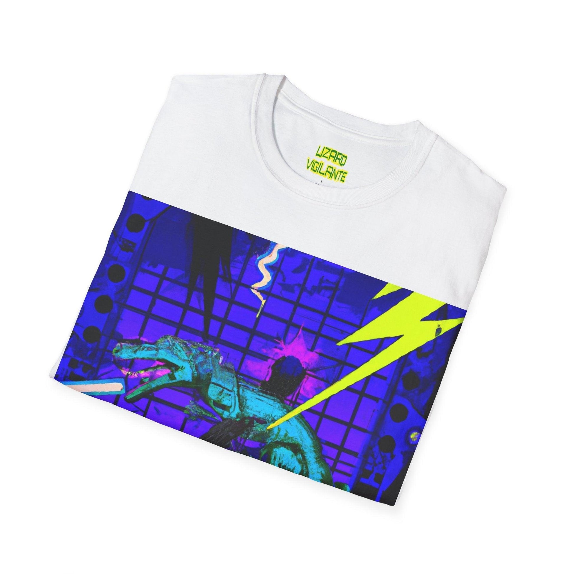 Lizard Vigilante Lives Unisex Softstyle T-Shirt - Lizard Vigilante