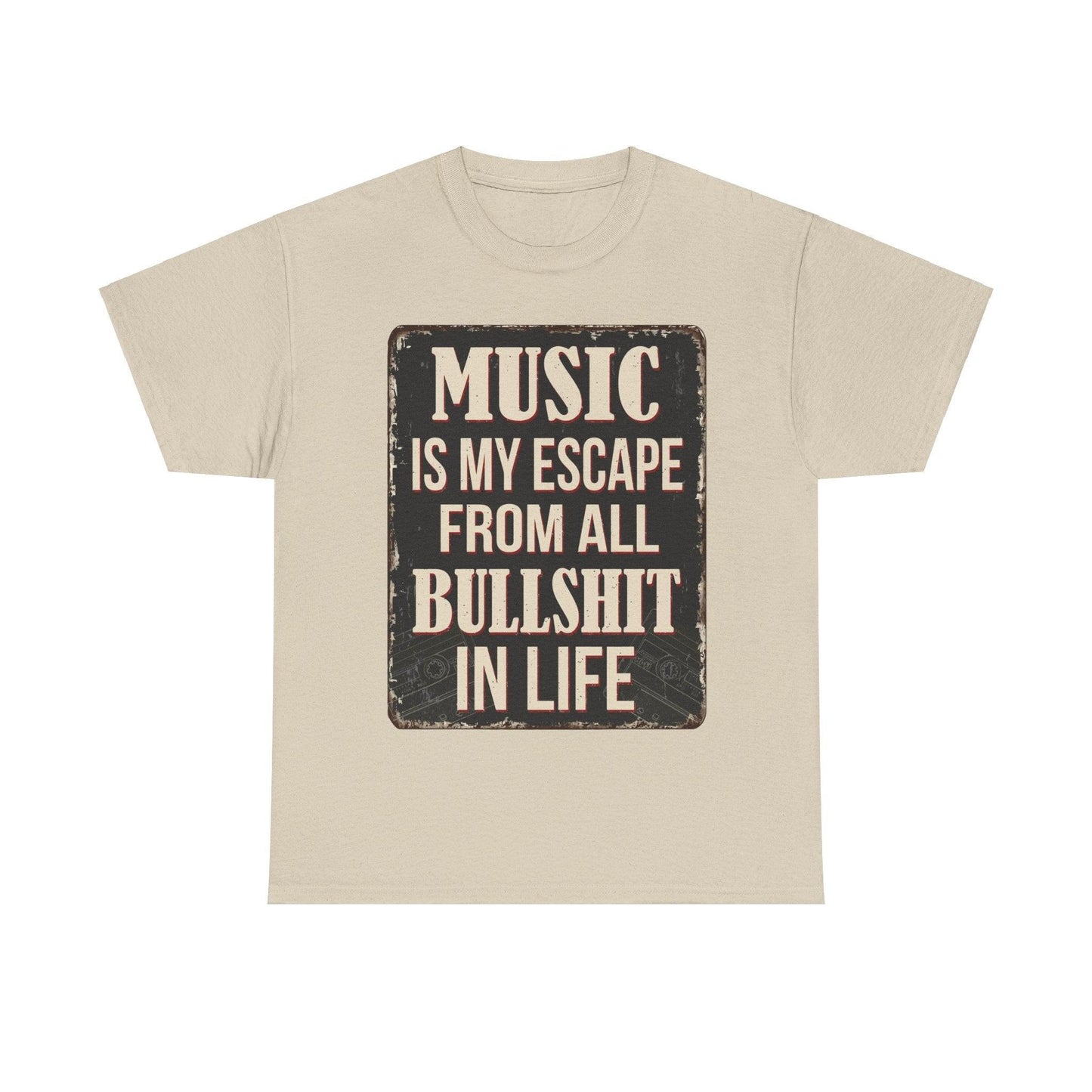 Music Escape Unisex Heavy Cotton Tee - Lizard Vigilante