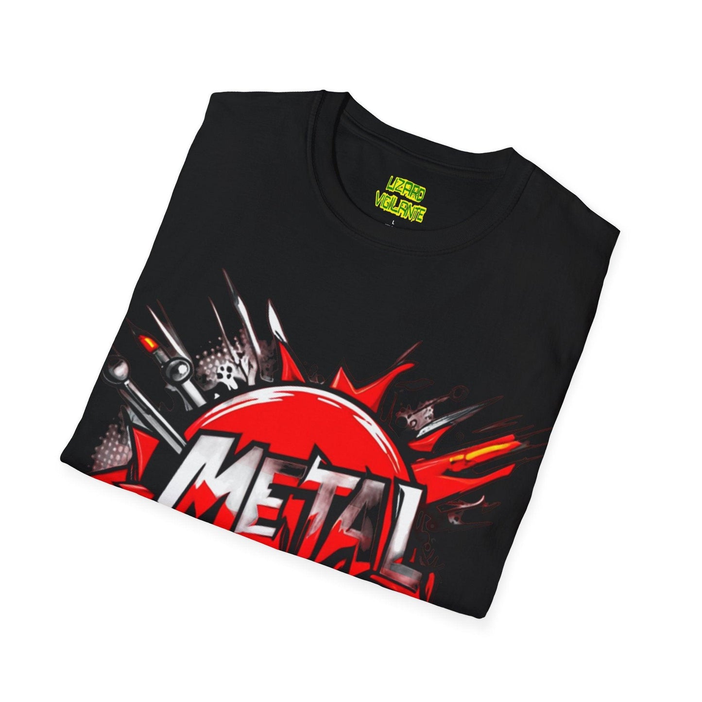 Metal Balls Unisex Softstyle T-Shirt - Lizard Vigilante