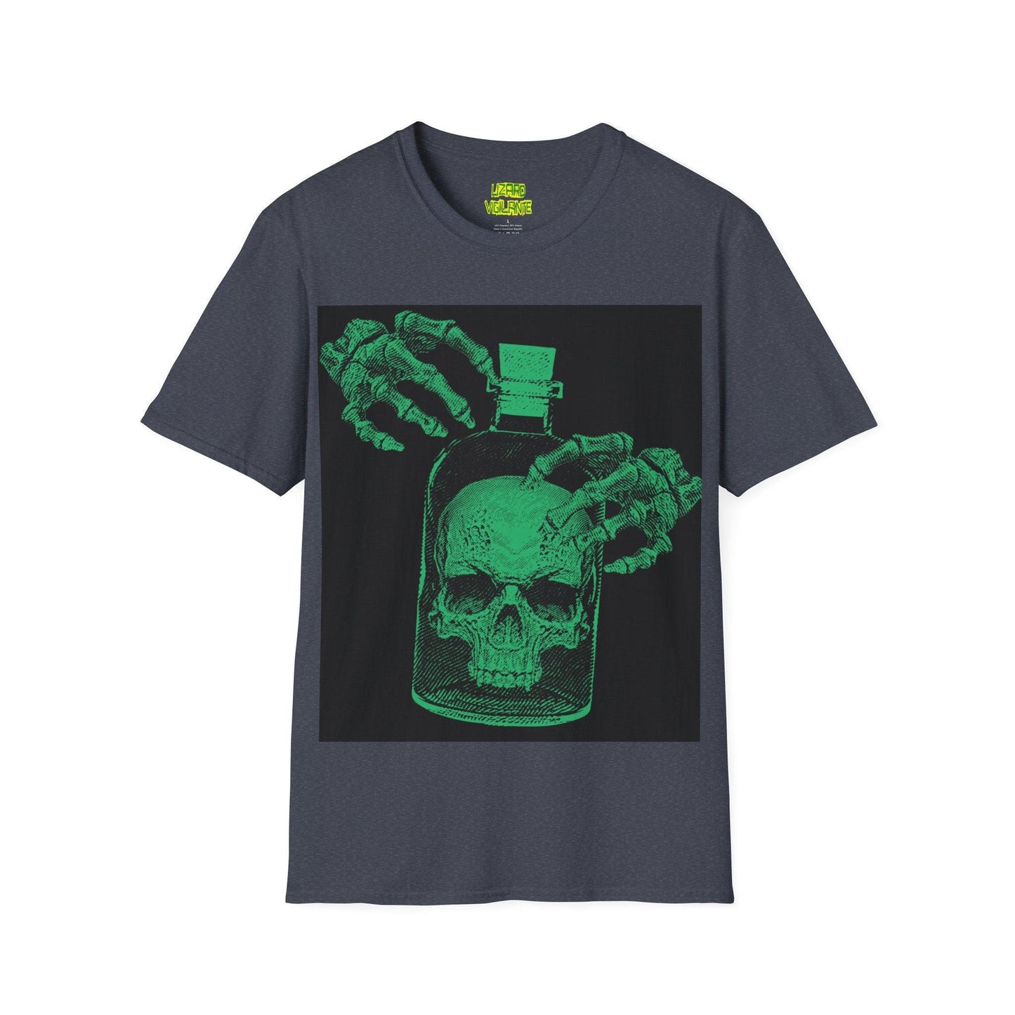 Skull in a Jar Unisex Softstyle T-Shirt - Lizard Vigilante