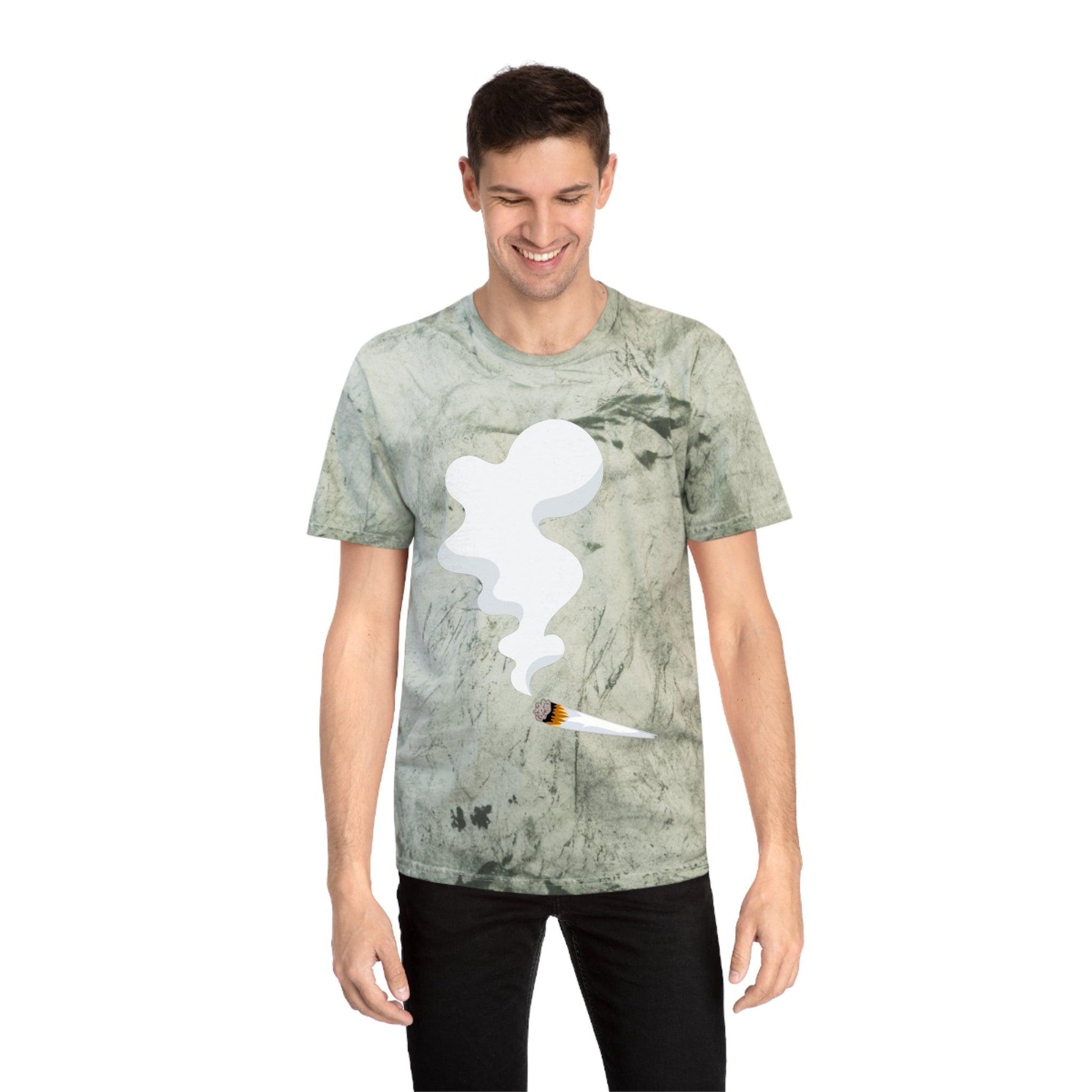 Half Toked Unisex Color Blast T-Shirt - Lizard Vigilante